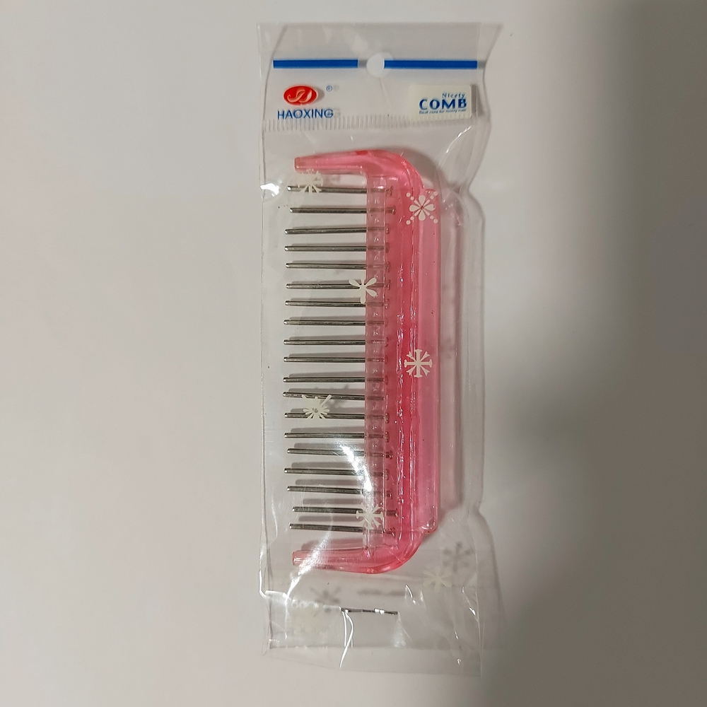 Pink Hair Styling Comb